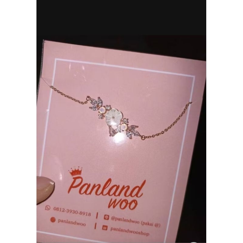 Gelang rhodium panlandwoo