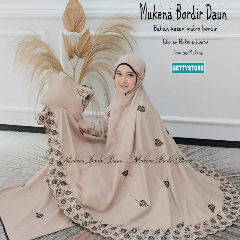 Mukena Dewasa Mukena Katun Bordir Mukena Fatimah