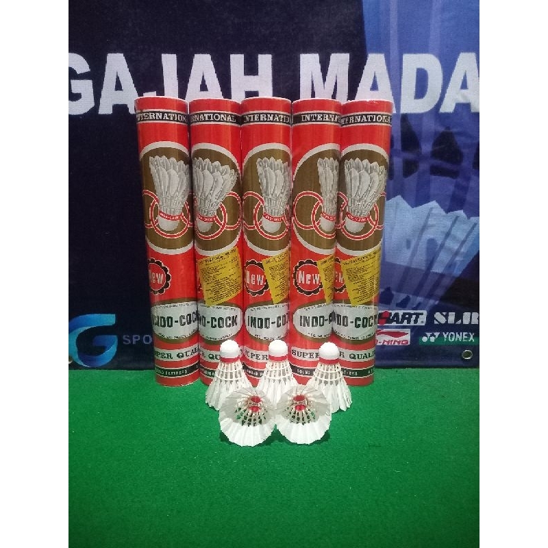 Shuttlecock Badminton INDOCOCK MERAH Original