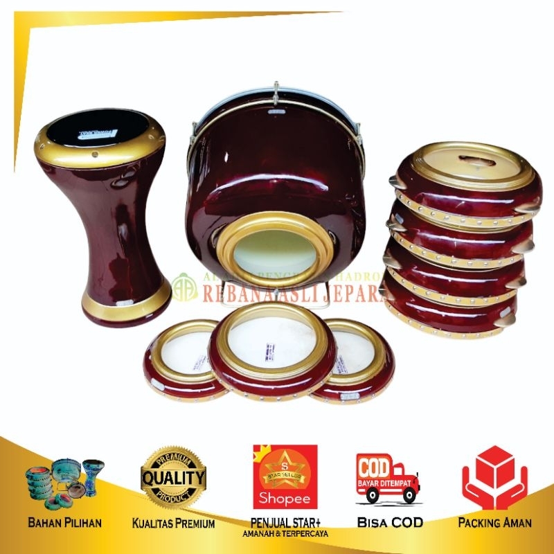 ALAT HADROH FULL SET KUALITAS TERBAIK JEPARA