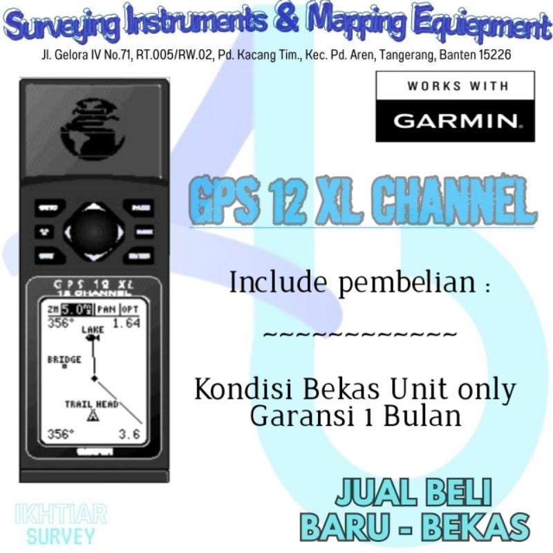 Garmin GPS 12 XL Channel