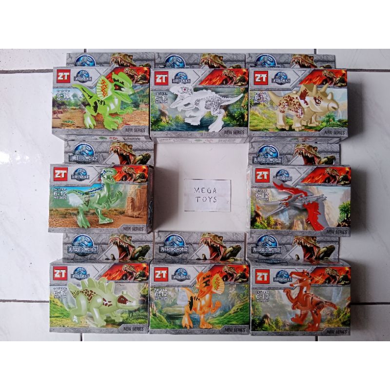 Lego jurassic world 1 set isi 8 kotak