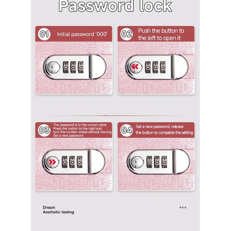 

Adn Binder Budgeting Aesthetic Motif Hologram Numerik Angka Pengunci Password Keuangan Tabungan