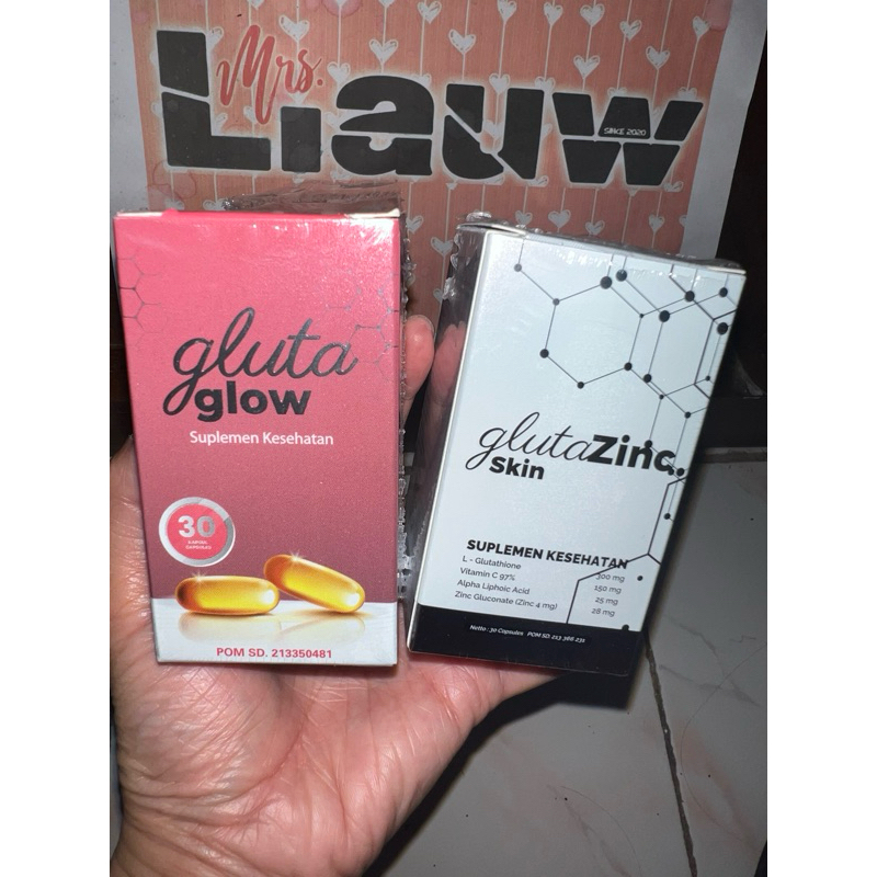 •MrsLiauw• GG Gluta Glow / Gluta Zinc GG Zinc 30 kapsul
