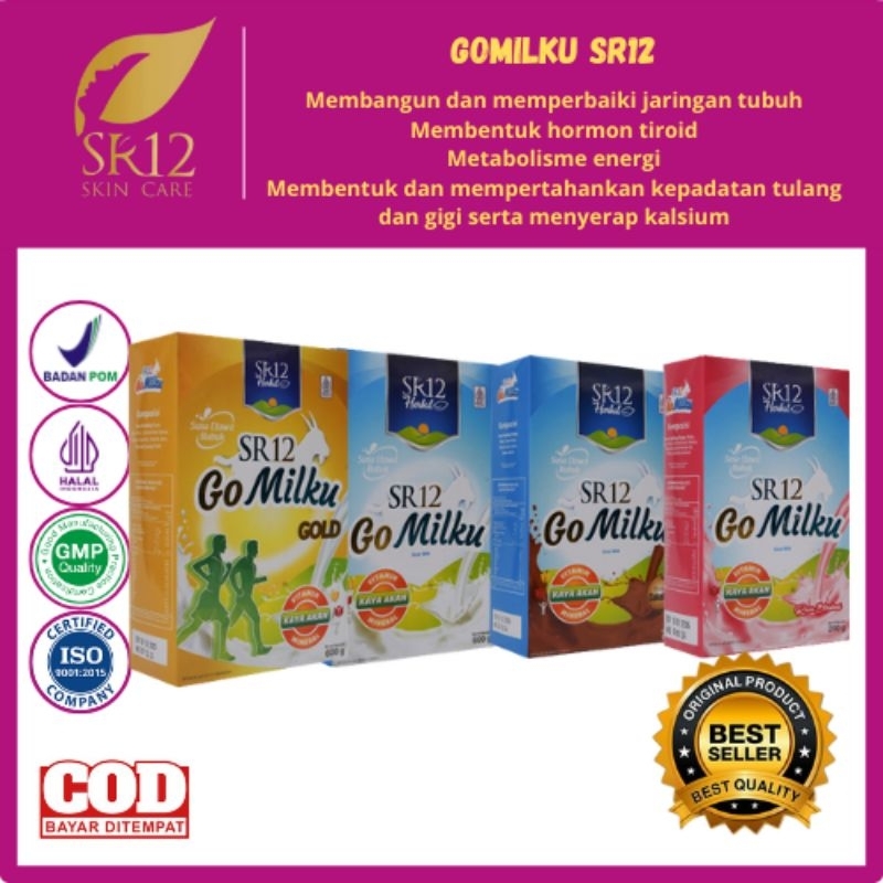 

GoMilku SR12 / Susu Bubuk / Susu kambing Etawa Murni / Anti Bau Prengus / BISA COD