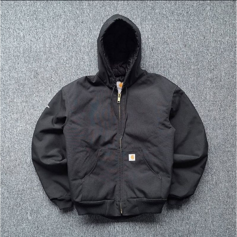 Carhartt active jacket J133 BLK ( black ) size on tag medium ( M )