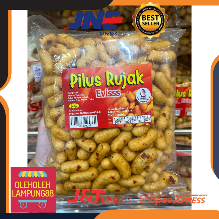 

Eviss Pilus Rujak Kemasan 200Gr Pilus Eviss Lampung Cemilan Pilus Rujak Snack Pilus OlehOlehLampung