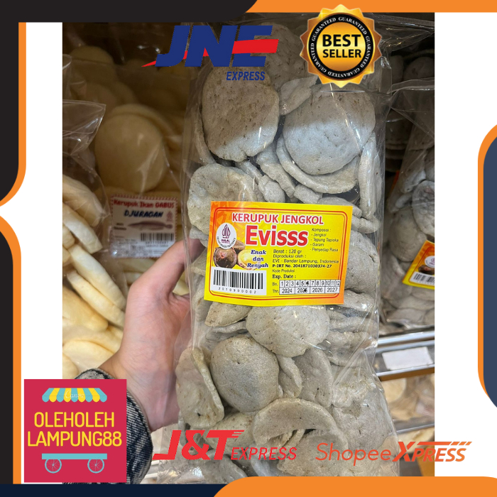 

Eviss Kerupuk Jengkol Kemasan 120Gr Kerupuk Eviss Oleh Oleh Lampung Kerupuk Khas Lampung Enak Renyah