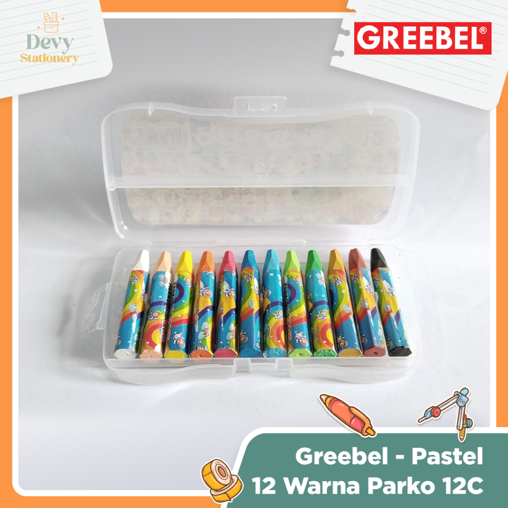 

GREEBEL Pastel Warna Berbagai Warna dan Varian