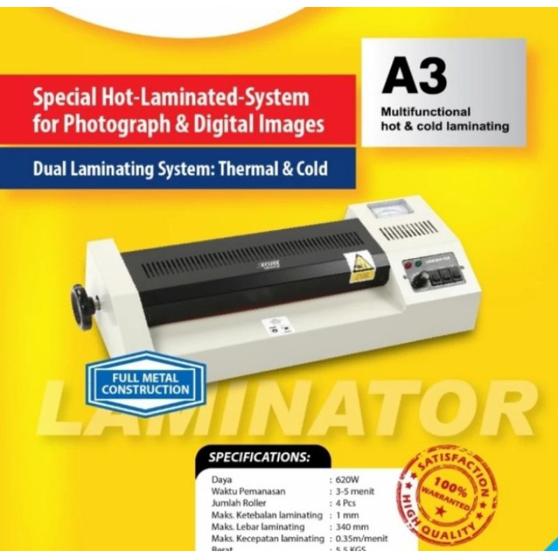 Mesin Laminating / Laminator KTP, ID Card Dokumen SECURE Instant II