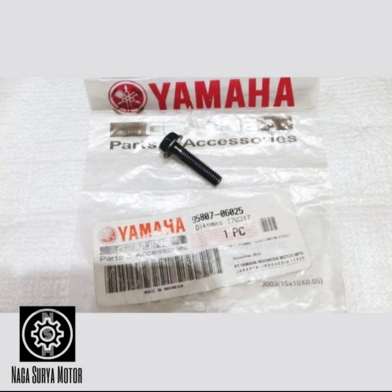Baut cover gear depan tutup gear Jupiter Z MX Old 95807-06025 ORI YGP