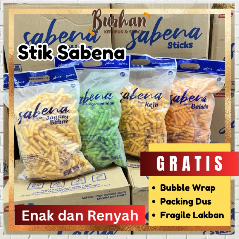 

Sabena Stik Rasa Balado 340gr | Burhanmart Snack Grosir Jember