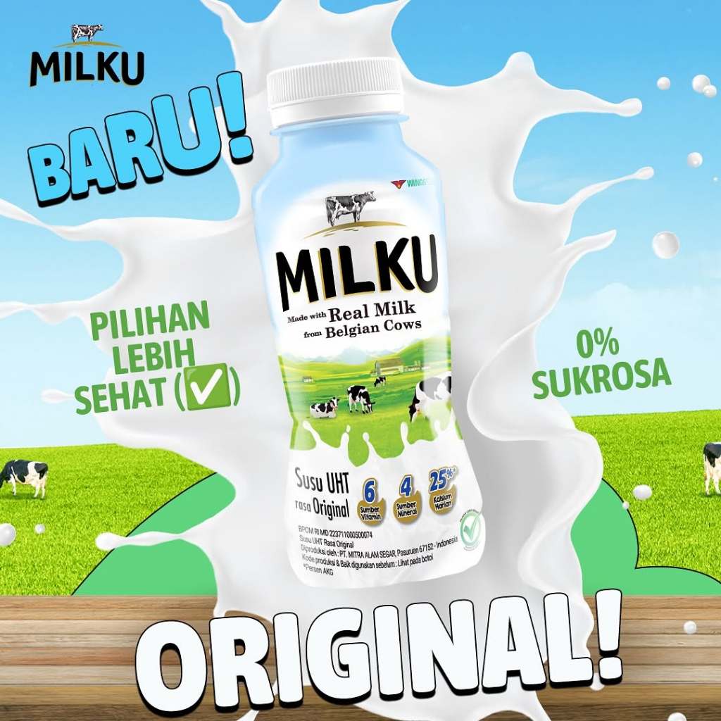 

Milku Susu UHT Original 200 ml