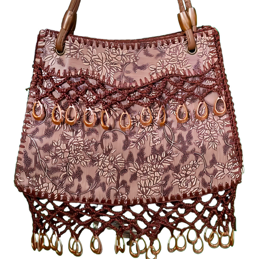 Tas Wanita Motif Bunga Oleh-Oleh Haji dan Umroh Asli Saudi Arabia