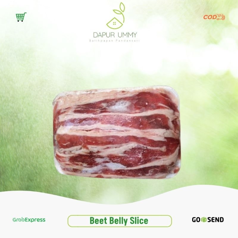 BEEF BELLY SLICE | Beef Belly Slice Frozen 500g