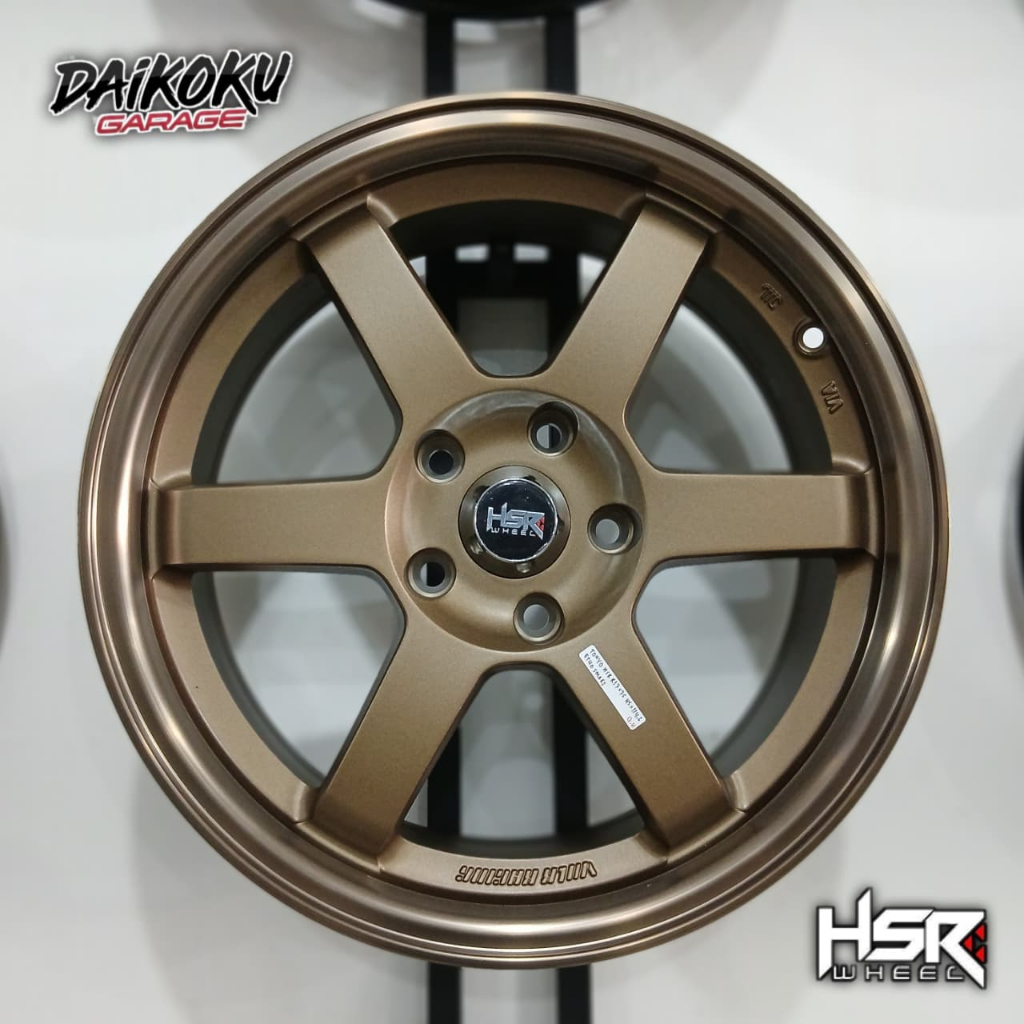 Velg Mobil Racing Ring 17 Model Te37 HSR TOKYO Lubang 5x114,3 (Rush,Innova,Hrv,Ertiga)Hsrbanjarmasin