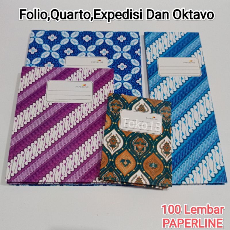 

1 Pcs Buku Hard Cover Folio,Quarto,Expedisi,Oktavo(100 Lembar)