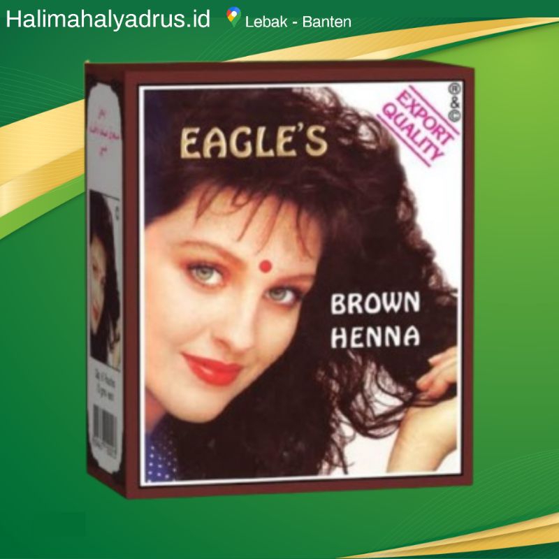 Henna Hair Pewarna Rambut Arab Warna Coklat 1pcs 10gram