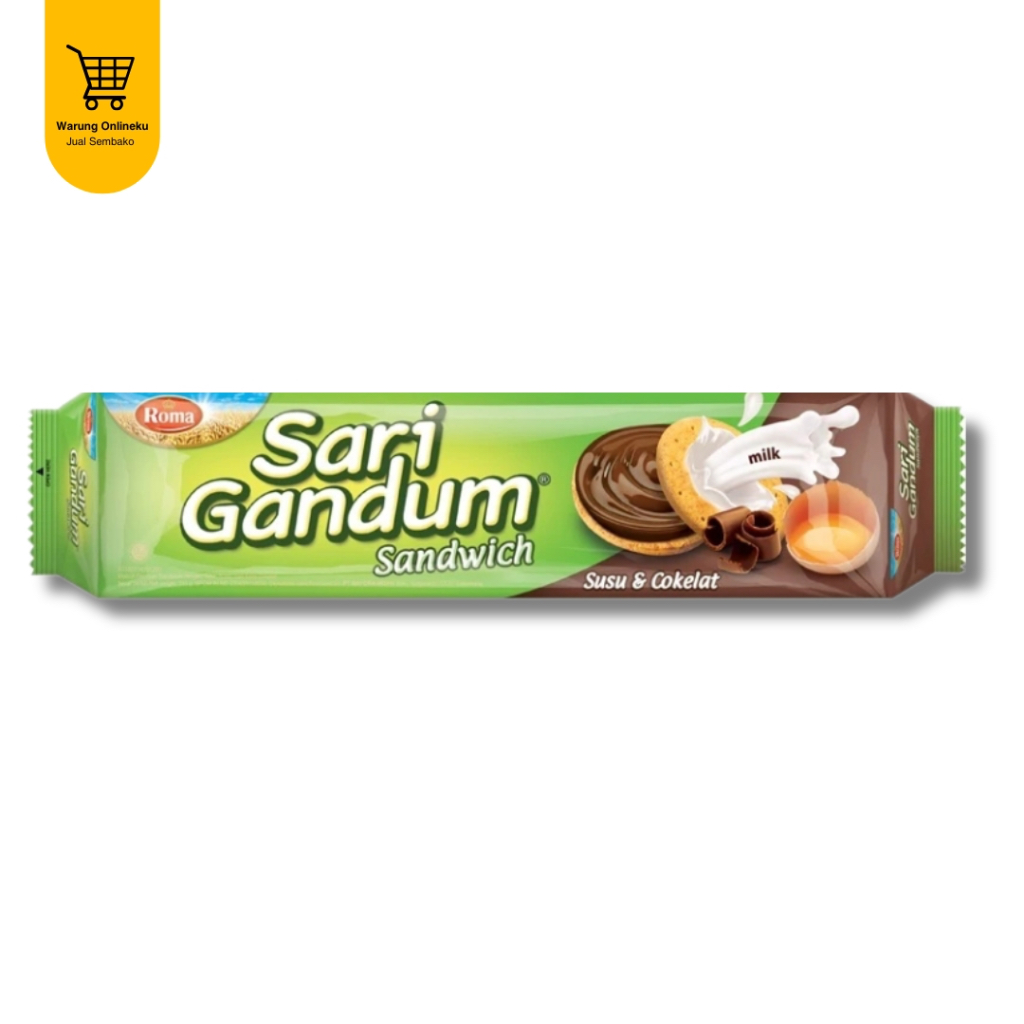 

ROMA SARI GANDUM SANDWICH SUSU COKLAT 108GR