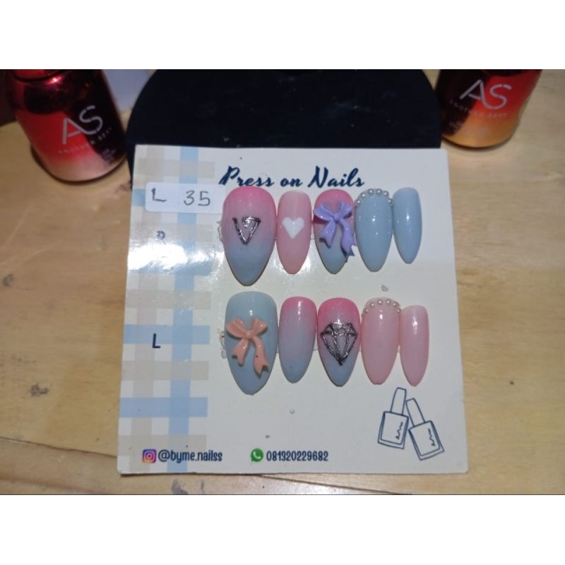 Press on nails seventeen bisa custom