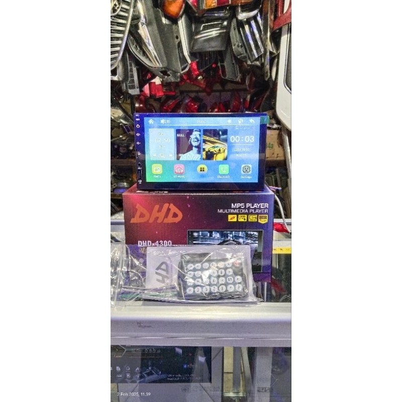 HEAD UNIT DEGLAS DHD -4300 FULLGLASS 7"inch