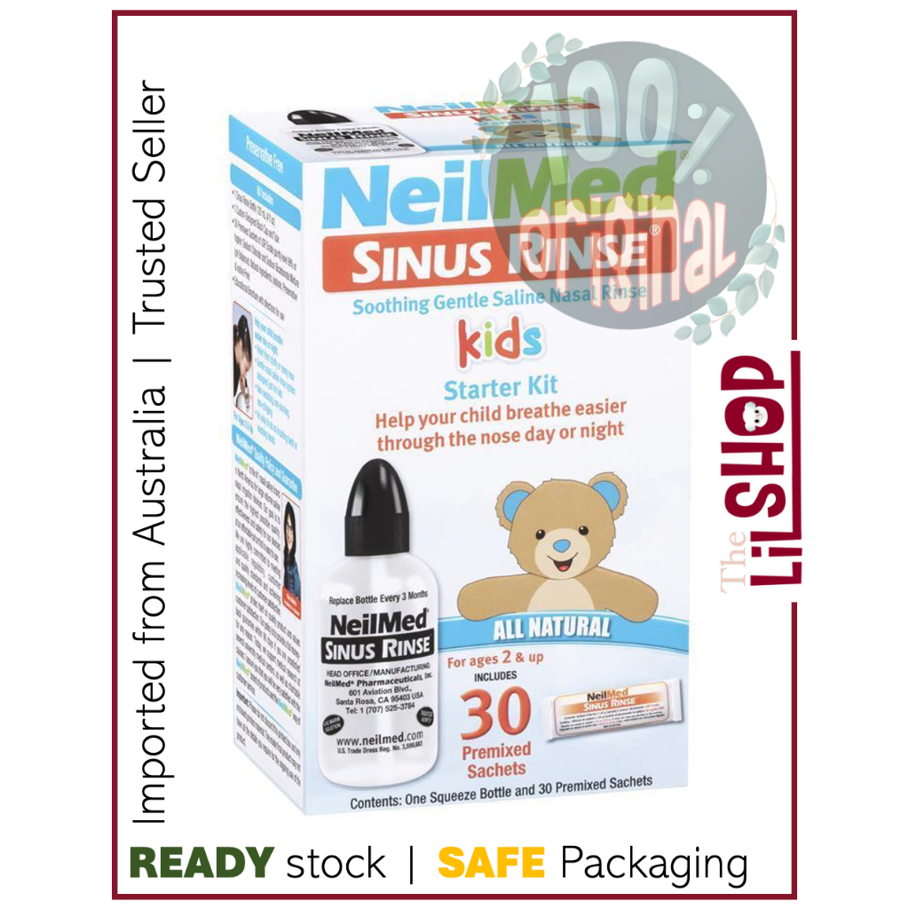 NeilMed Sinus Rinse Kids Starter Kit 30 Sachets | Terapi Sinus untuk anak