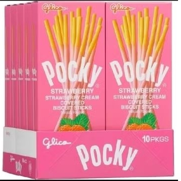 

Pocky 1pak isi 10 box strawberry