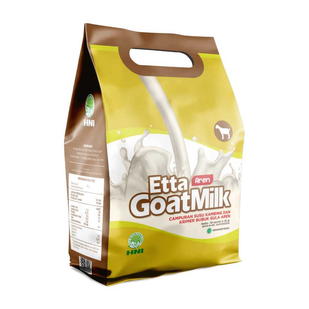 

ETTA GOAT MILK EGM AREN HNI HPAI CAMPURAN SUSU KAMBING DAN KRIMER BUBUK GULA AREN