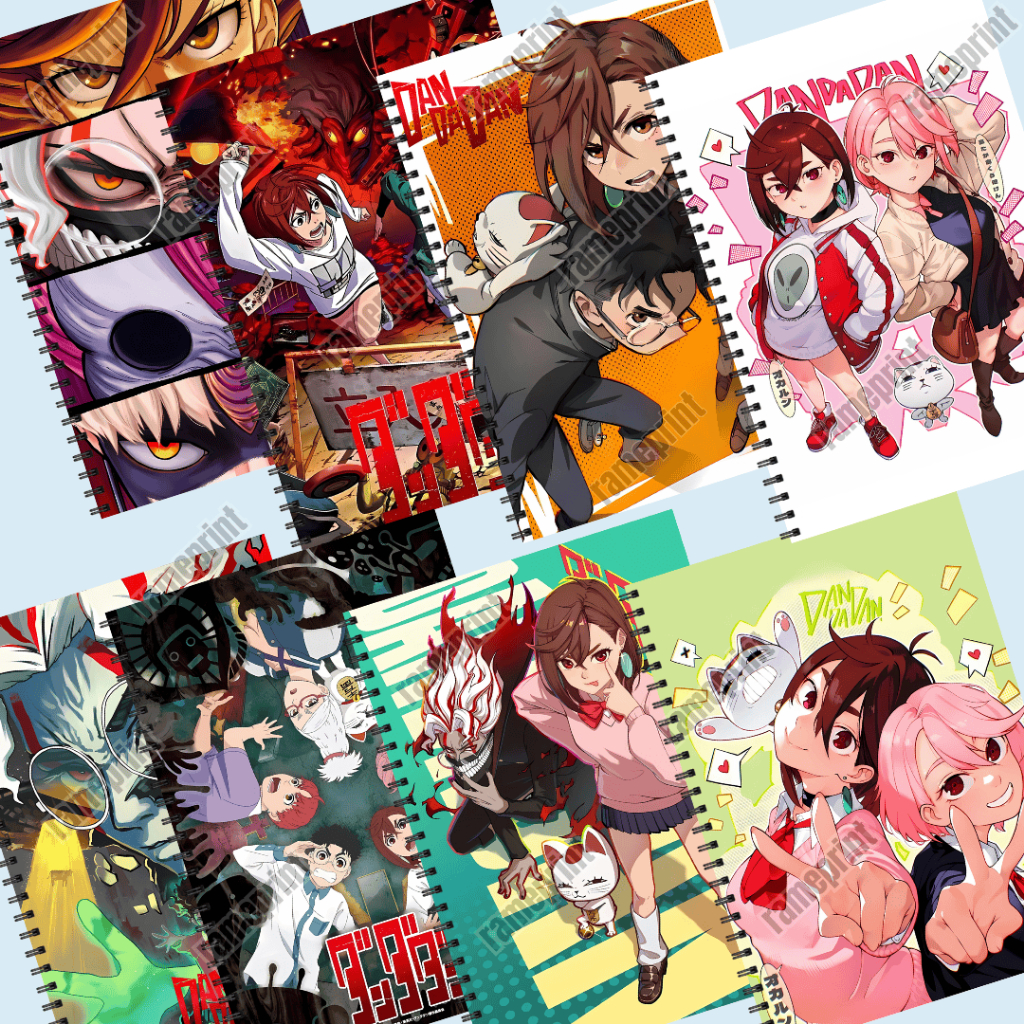 

Notebook Spiral A5 Anime Dandadan Soft Cover 50 lembar/100 halaman