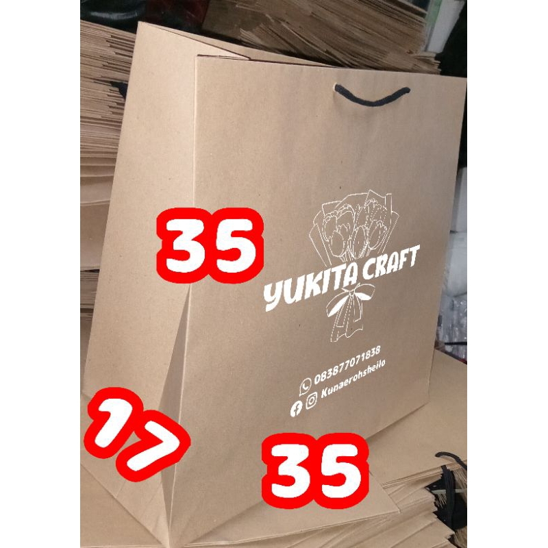 

paper bag 35 x 17 x 35sablon