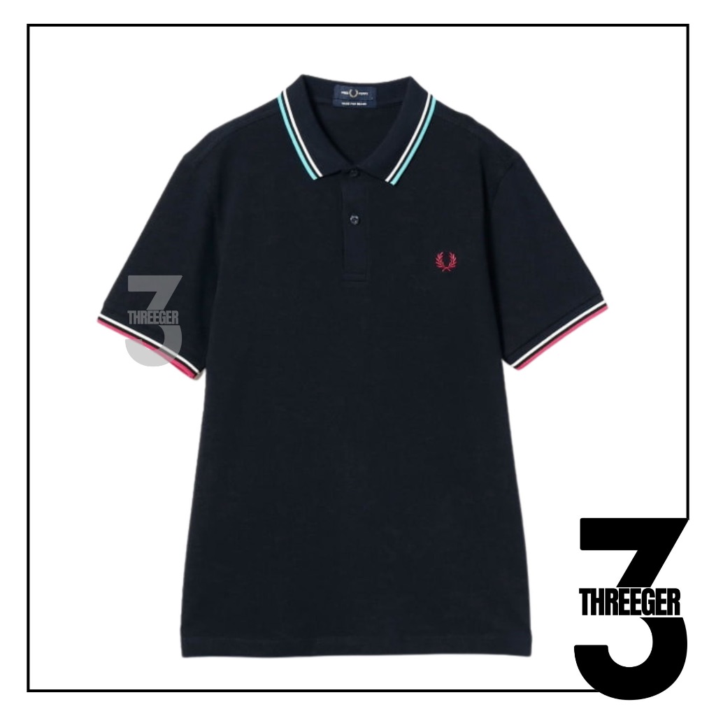 Fred Perry x Beams Polo Black Navy Original / Polo Fred Perry Original