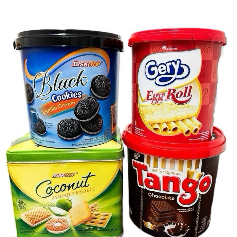 

PAKET LEBARAN MURAH 2 (4 BISKUIT) Cemilan Wafer Biskuit Kering