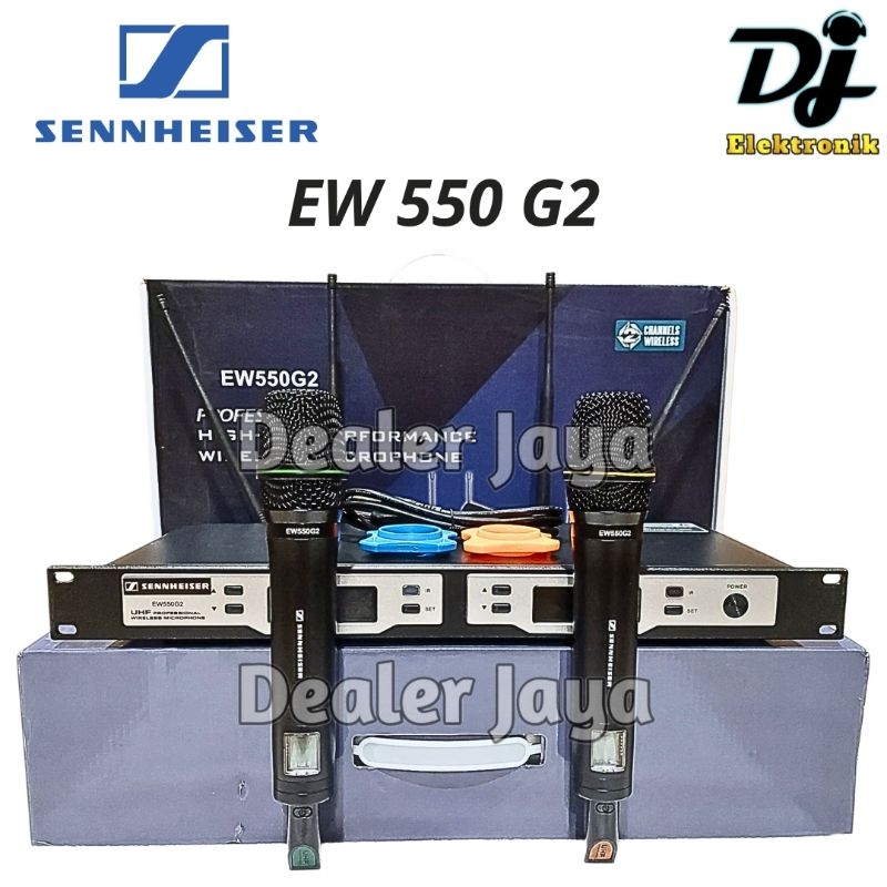Mic Wireless Sennheiser EW 550 G2 / EW550 G2 - 2 Mic Hand Senheiser