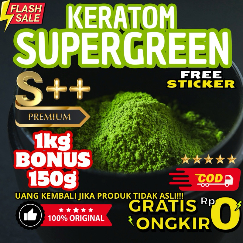 

SERBUK PURLI, BUBUK DAUN PURLIK HIJAU NANO S+ KRATON ORIGINAL BORNEO KALIMANTAN