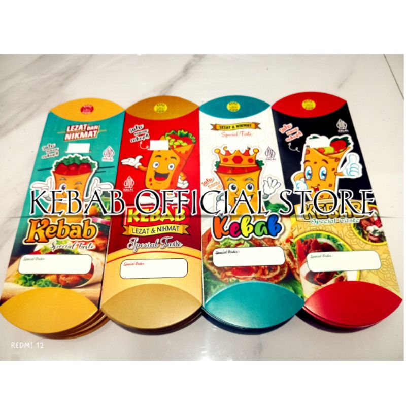 

50 LEMBAR KERTAS KEBAB TARIKAN MURAH 24x9 cm