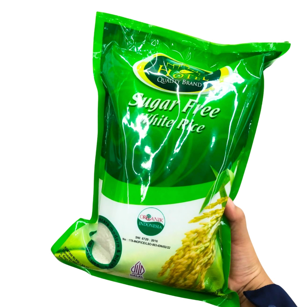 

Beras Putih Organik HOTEL 2kg Sugar Free White Rice Bebas Gula
