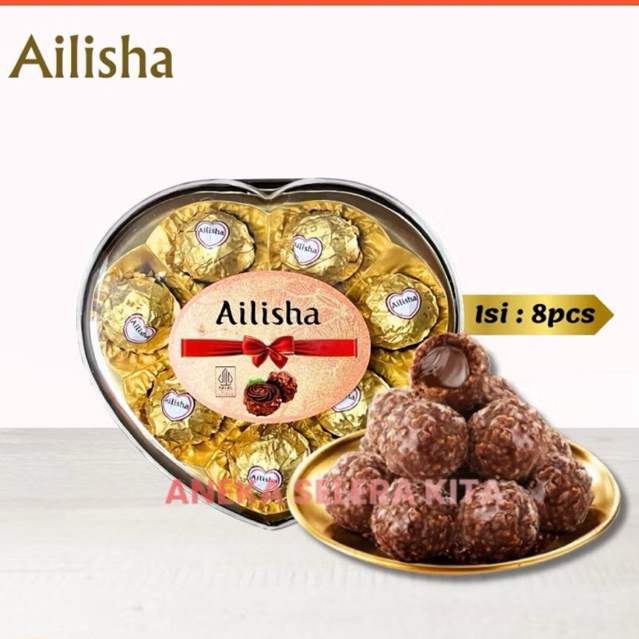 

Ailisha Chocolate Wafer Ball Heart Shape Box