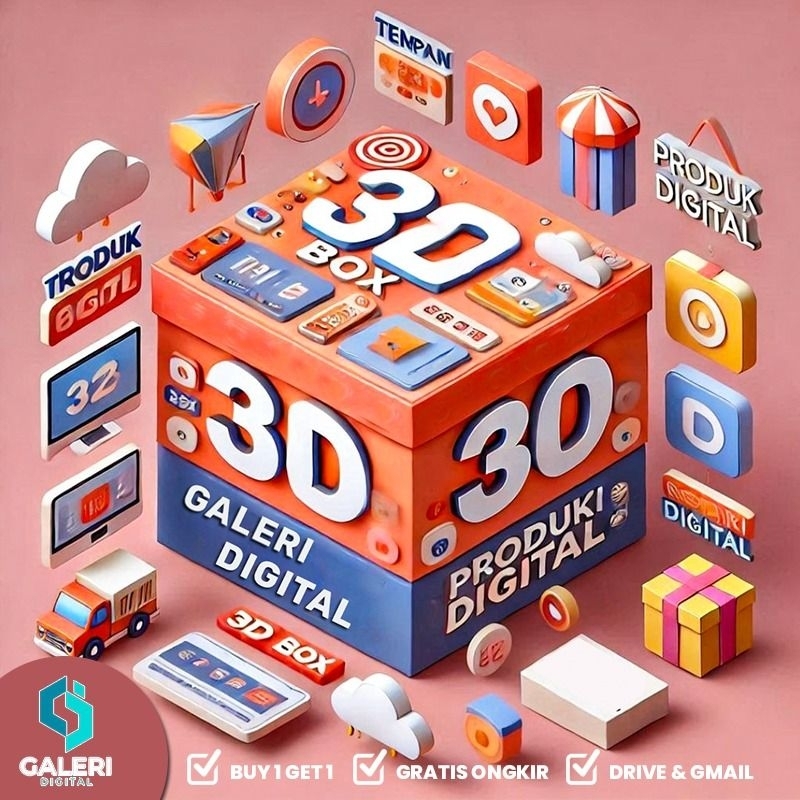 126 Template Desain Tema Produk Digital Canva