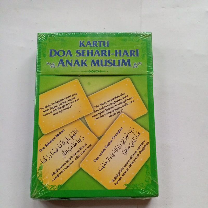 KARTU DOA SEHARI HARI ANAK MUSLIM