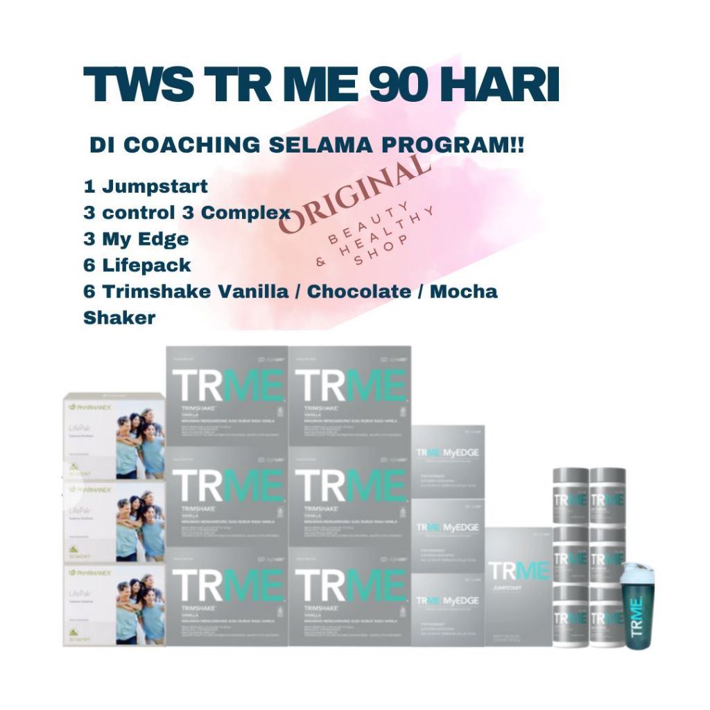 TWS TRME TR ME Program Diet Turun Berat Badan 90 Hari 3 Bulan FULL SET Fatloss Program TWS Version 2