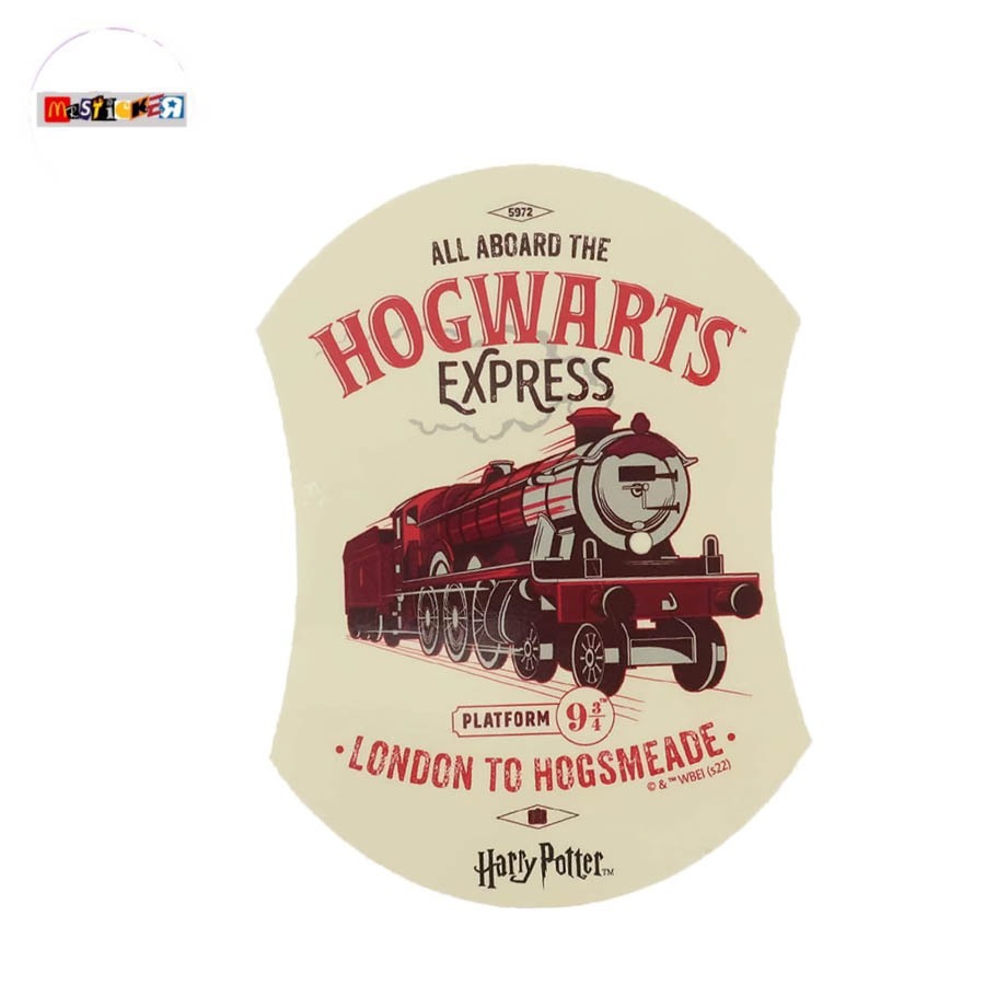 

sticker Harry Potter Hogwarts Express graphic diecut stiker luggage movie film