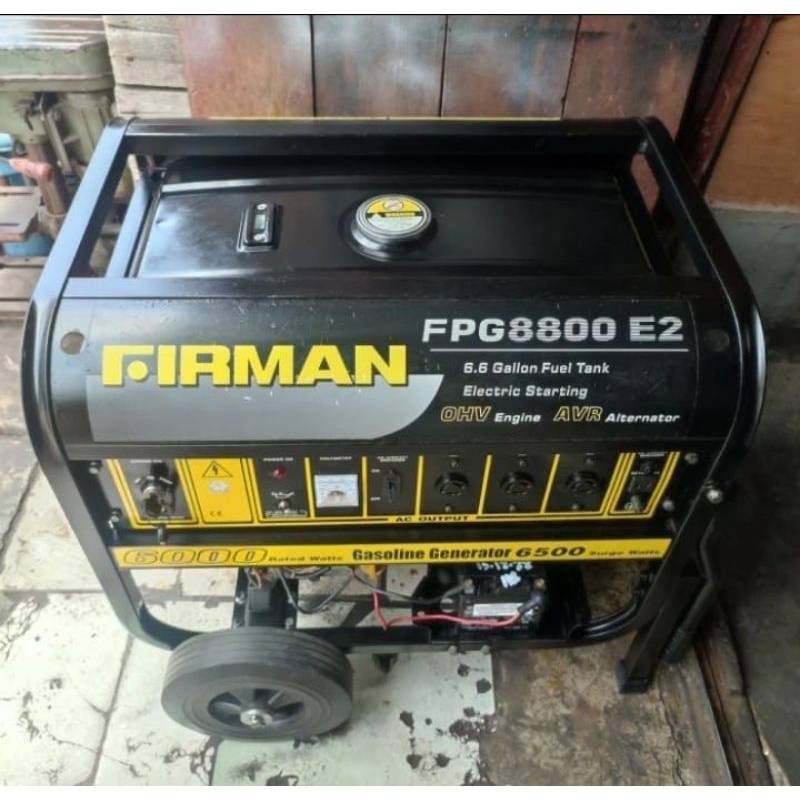 Mesin Genset Firman FPG8800 E2 6500 Watt Starter Original