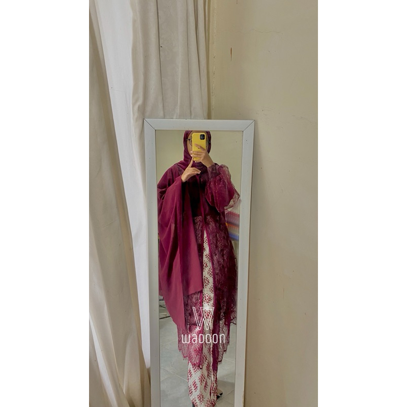 TUNIK KEBAYA DAN ROK TENUN BULU BY@WADOON