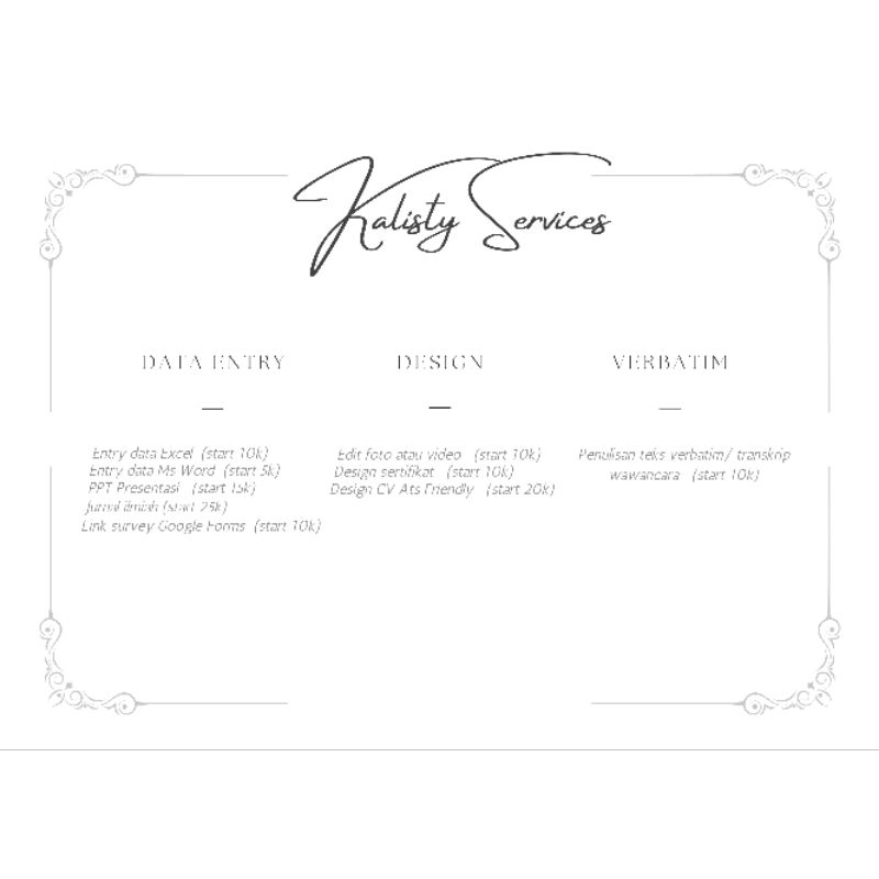 Jasa Editor Jasa Ketik Jasa Bikin CV ATS