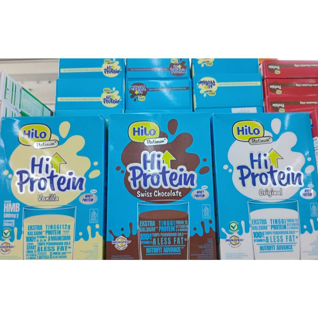 

Hilo Platinum Vanilla Chocolate Swiss Original / 336gr / 360gr / 420gr / Susu Lansia Cokelat Vanila Original