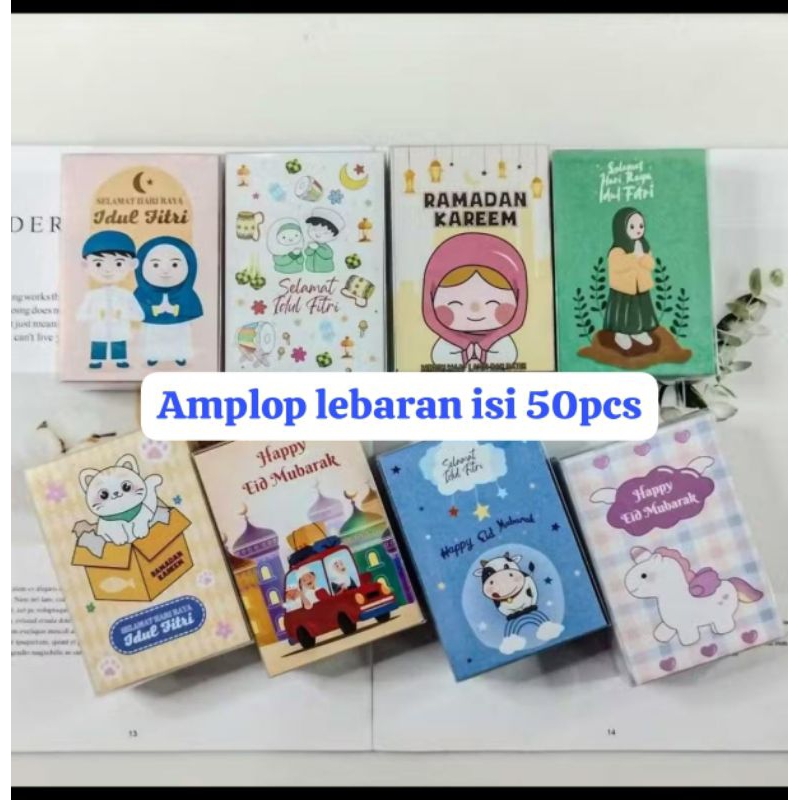 

Amplop Lebaran Isi 50pcs Medium Terbaru 2025