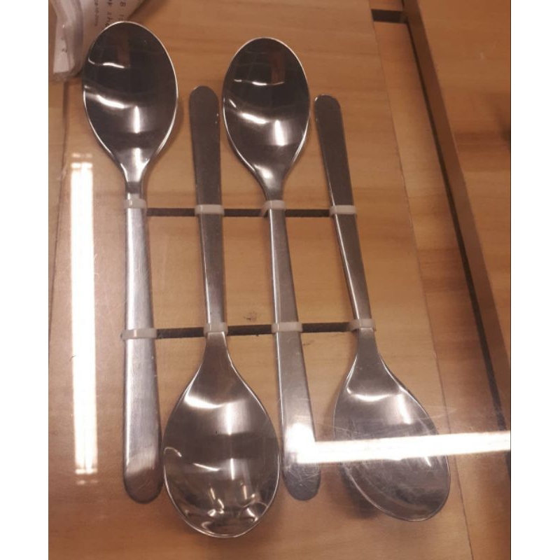 sendok makan stainless tebal (isi satu lusin)