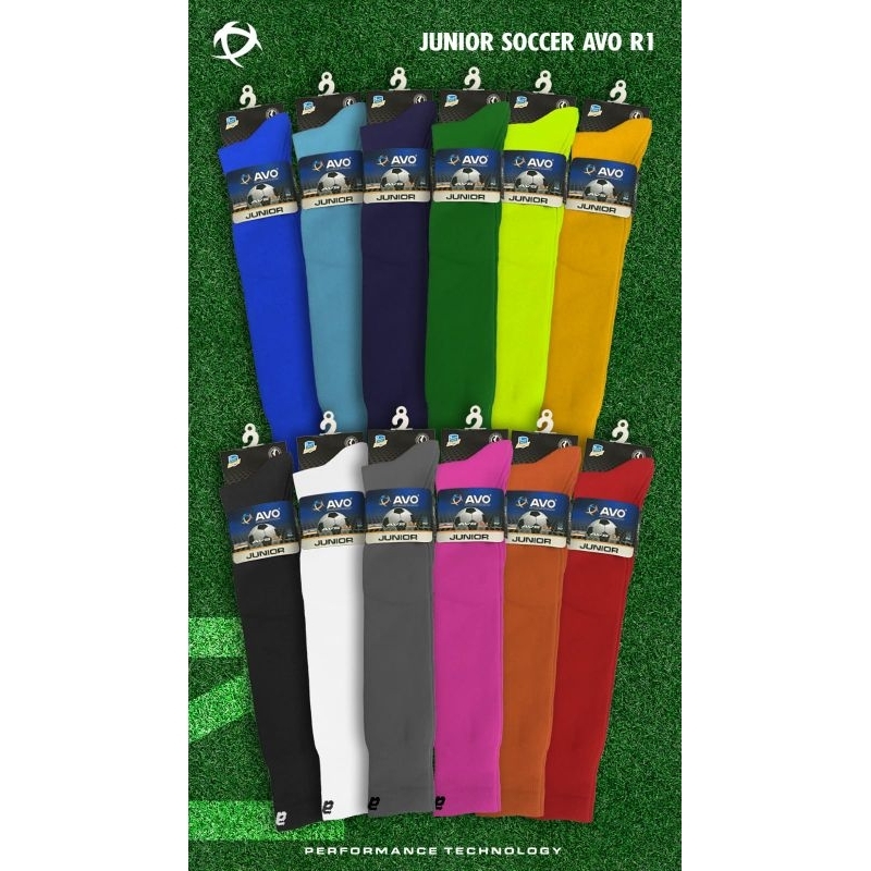 Kaos Kaki Bola Panjang AVO Original Kaos Kaki Sepak Bola Futsal AVO Panjang R1 Junior KAOS KAKI BOLA