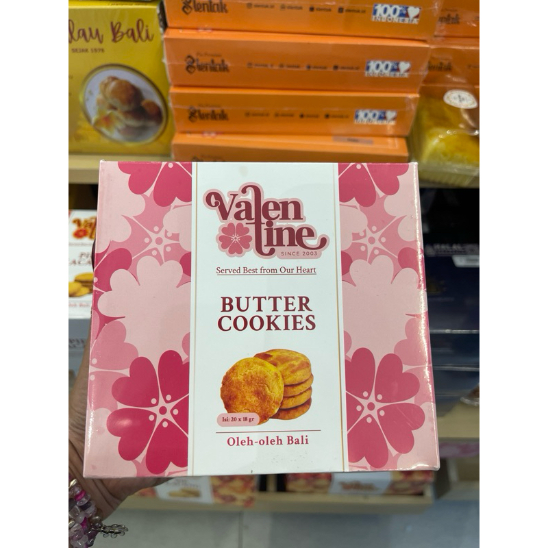 

Pie Butter Cookies Valentine Khas Bali isi 20pcs