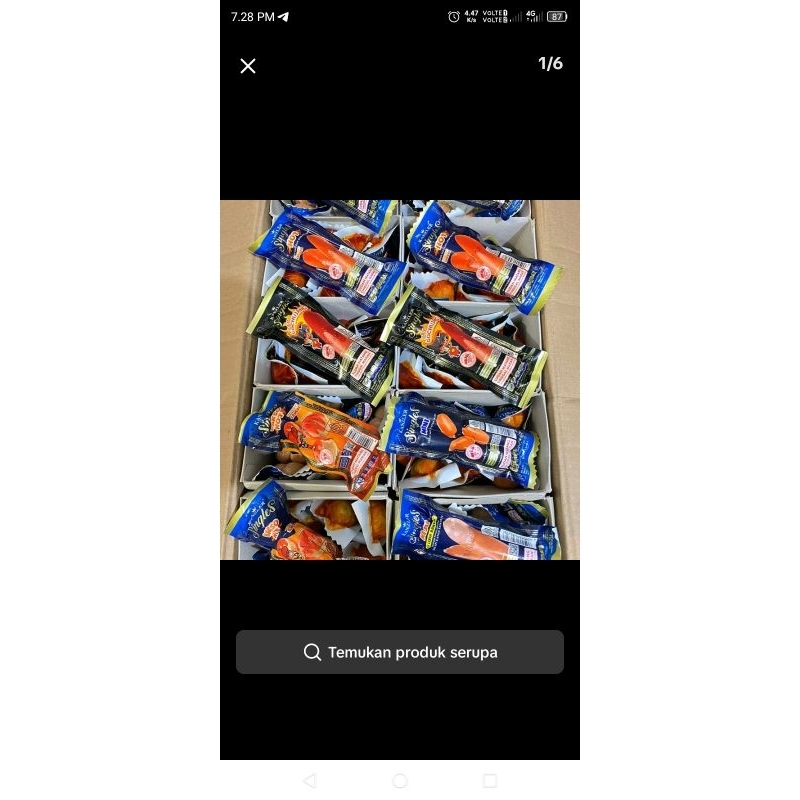 

1 pak sosis kanzler isi 12 picis.